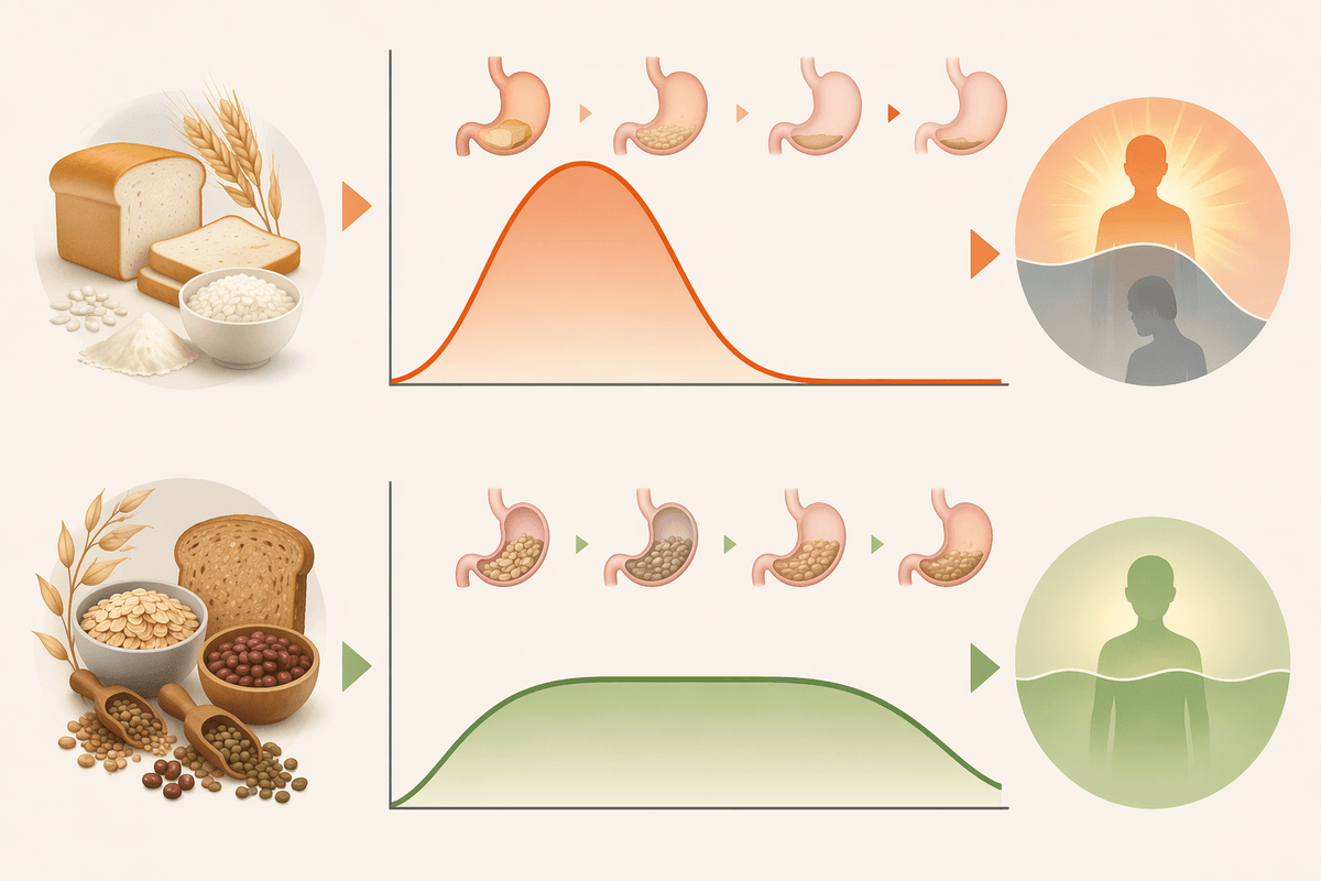 Carb upgrades that keep fullness more stable