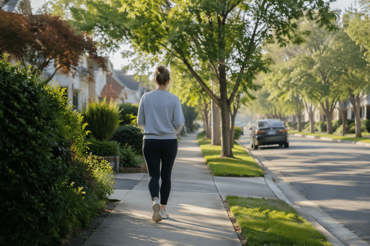 Walking habits that reduce friction and keep consistency