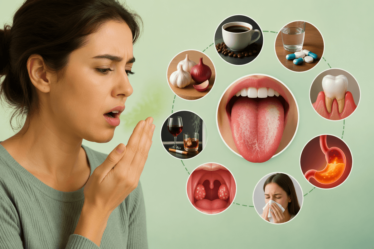 What Causes Bad Breath and What Can Help?