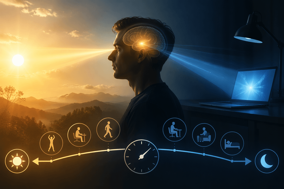 Light exposure quietly shifts your internal clock