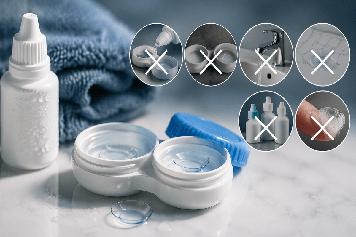 Contact Lens Care Mistakes That Can Affect Eye Comfort