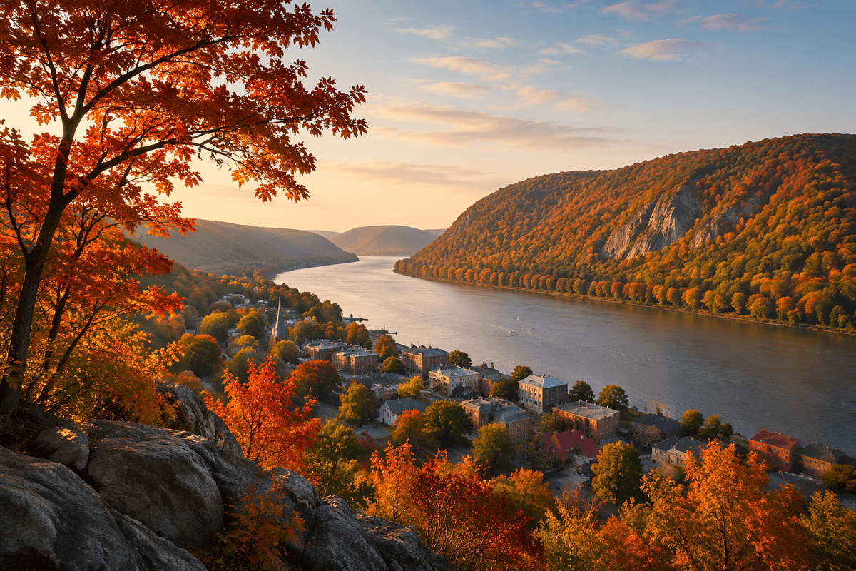 Fall Foliage in the Hudson River Valley
